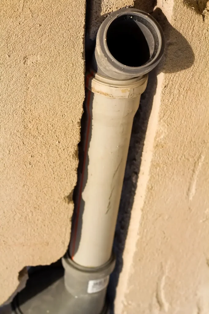 A broken sewer line.